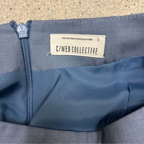 C/MEO COLLECTIVE Blue On Point Suiting Dressy Short S - Picture 5 of 7